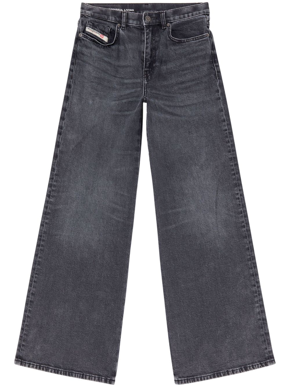 D-Akemi wide-leg jeans - Grey