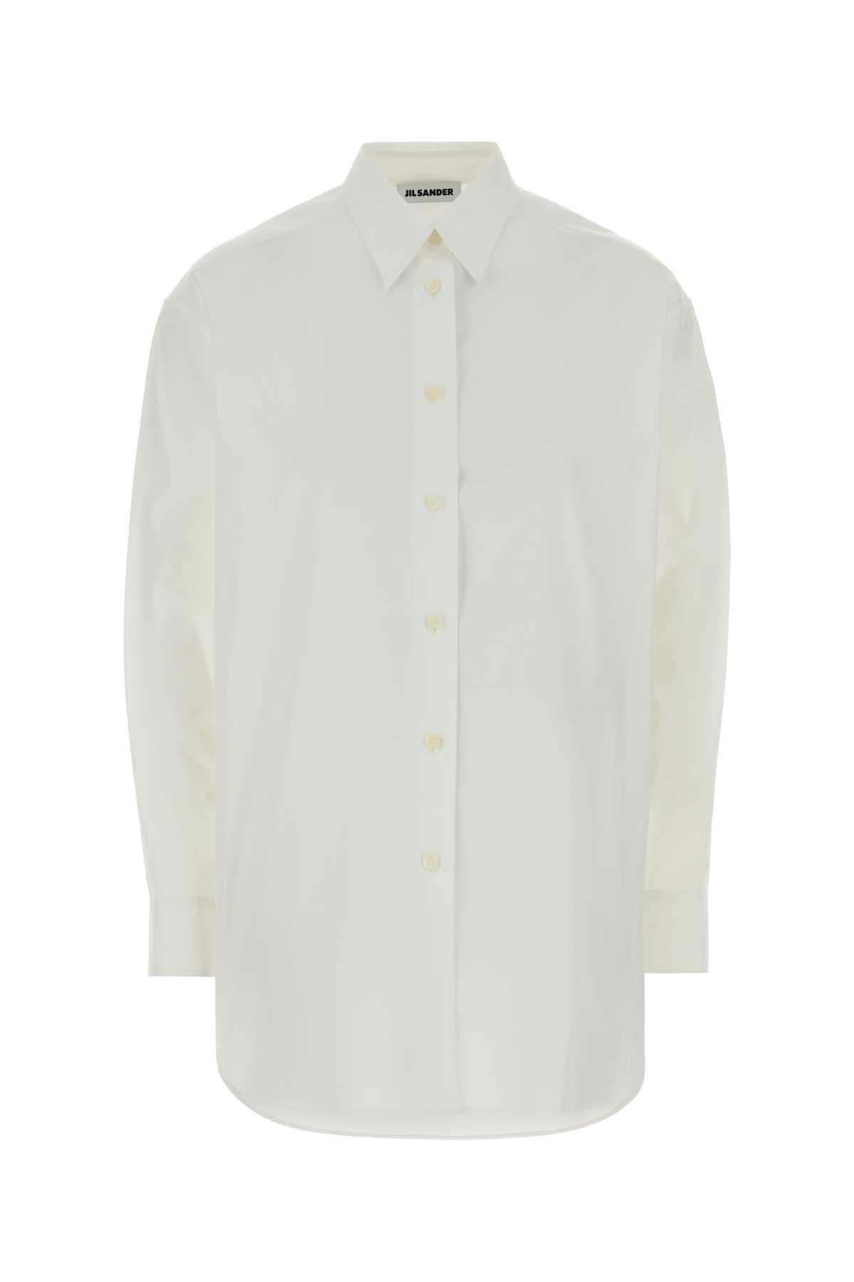 Poplin Oversize Shirt — White