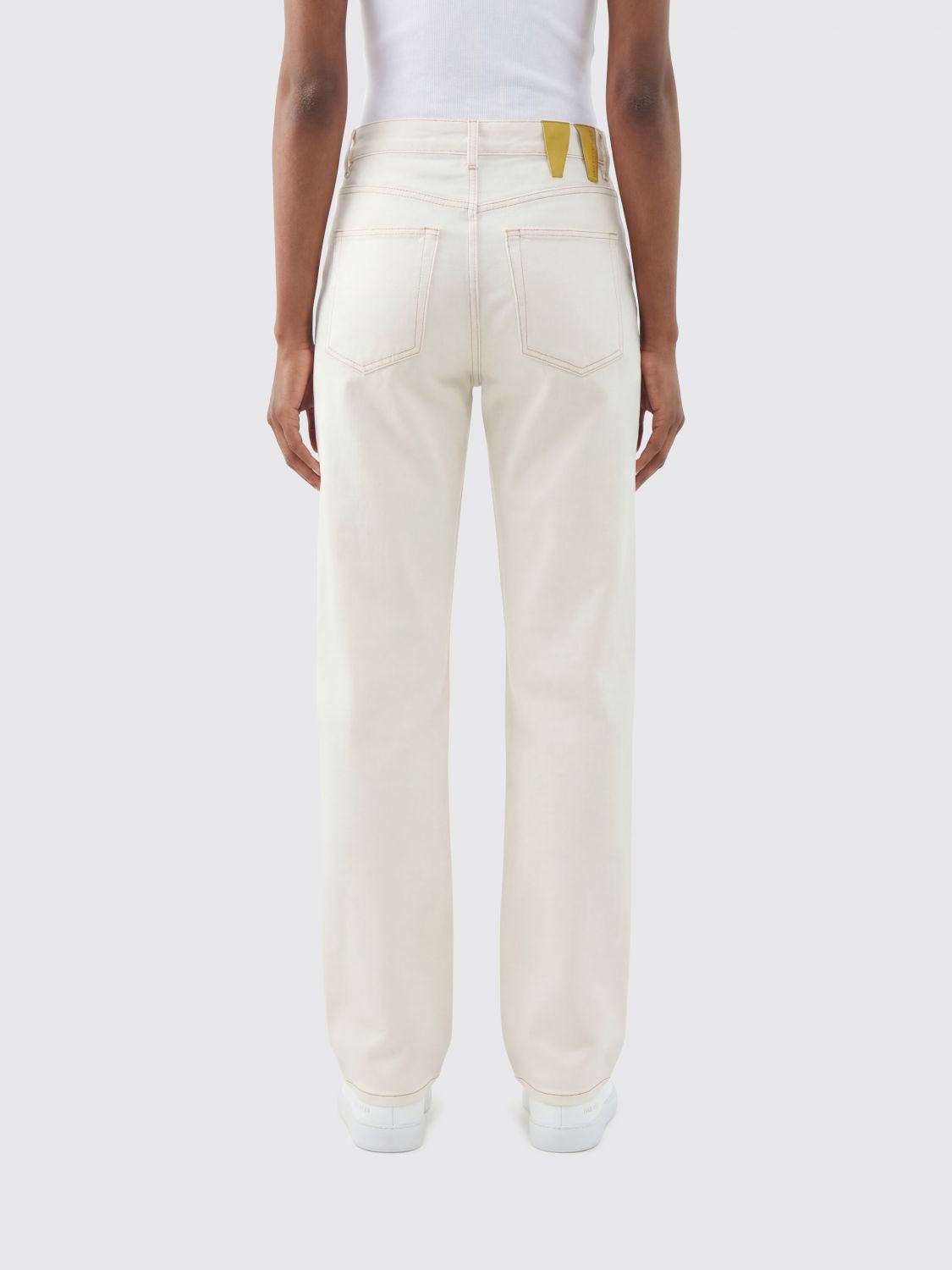 Pants Woman color Ecru
