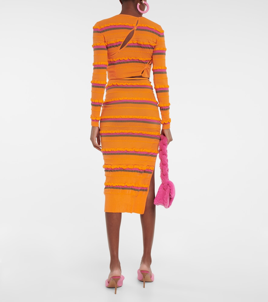 La Jupe Maille Concha midi skirt