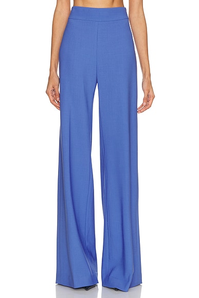 Carolina Herrera Diane Pant in Bluebell - Blue. 0 also