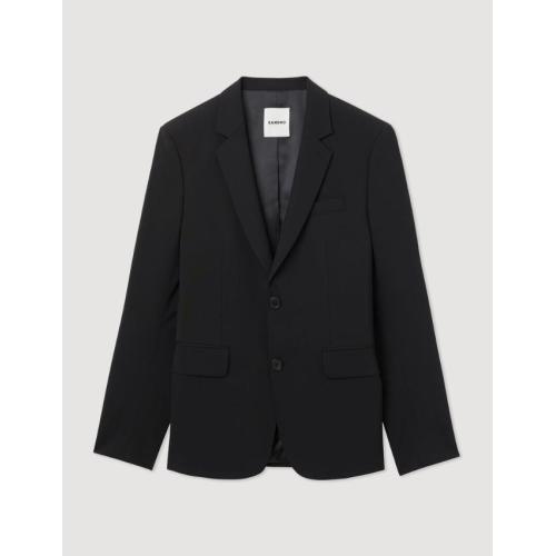 Single-breasted blazer - Black