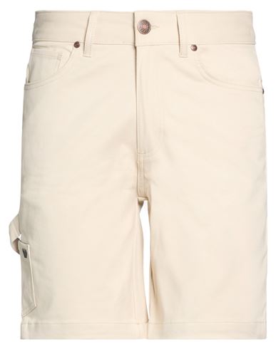 Man Shorts & Bermuda Shorts Beige Size 28 Cotton, Elastane