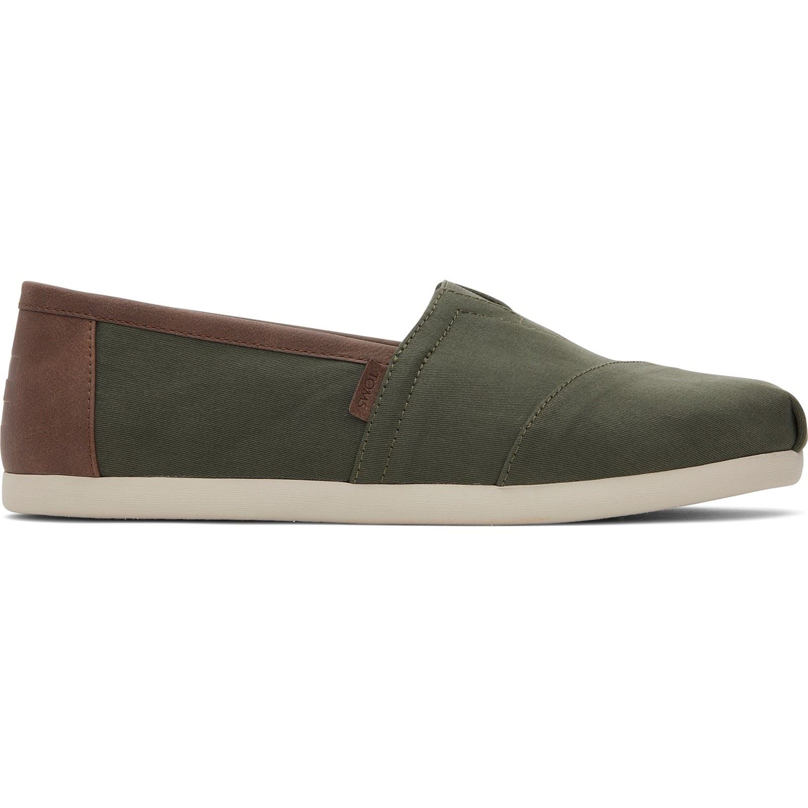 Toms Alpargata Classic Cotton Blend Men's Dark Sage Espadrille