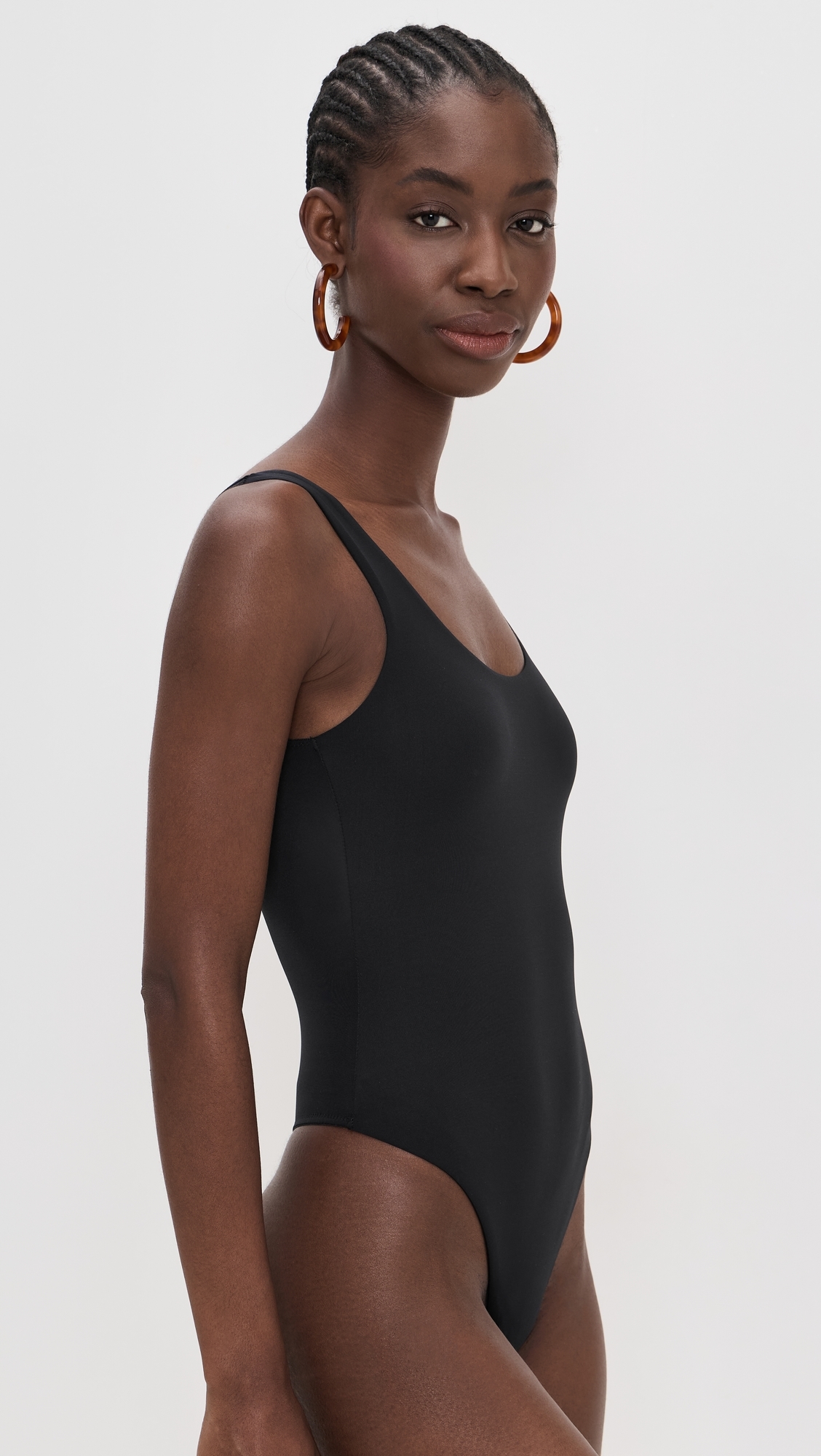 Insider Thong Bodysuit Black