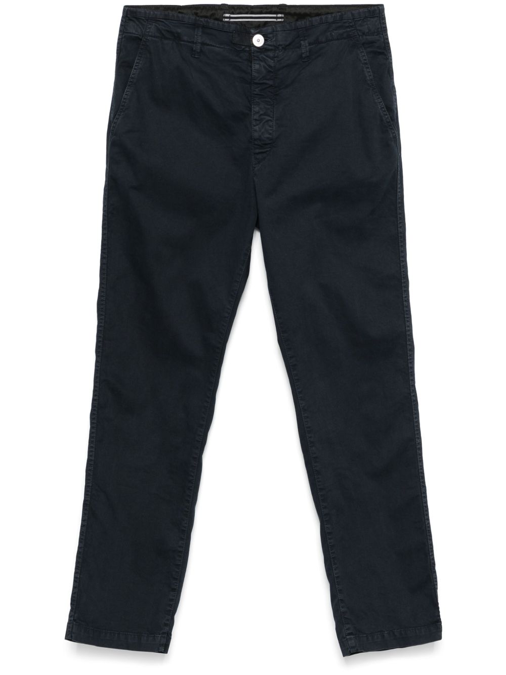 스톤아일랜드 남성 Compass-motif trousers - Blue K1S153100001S0004