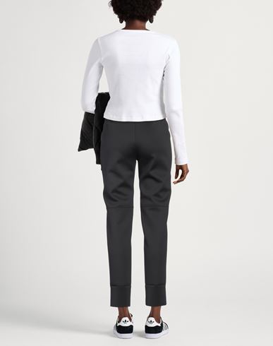 Woman Pants Black Size 2 Polyester, Elastane