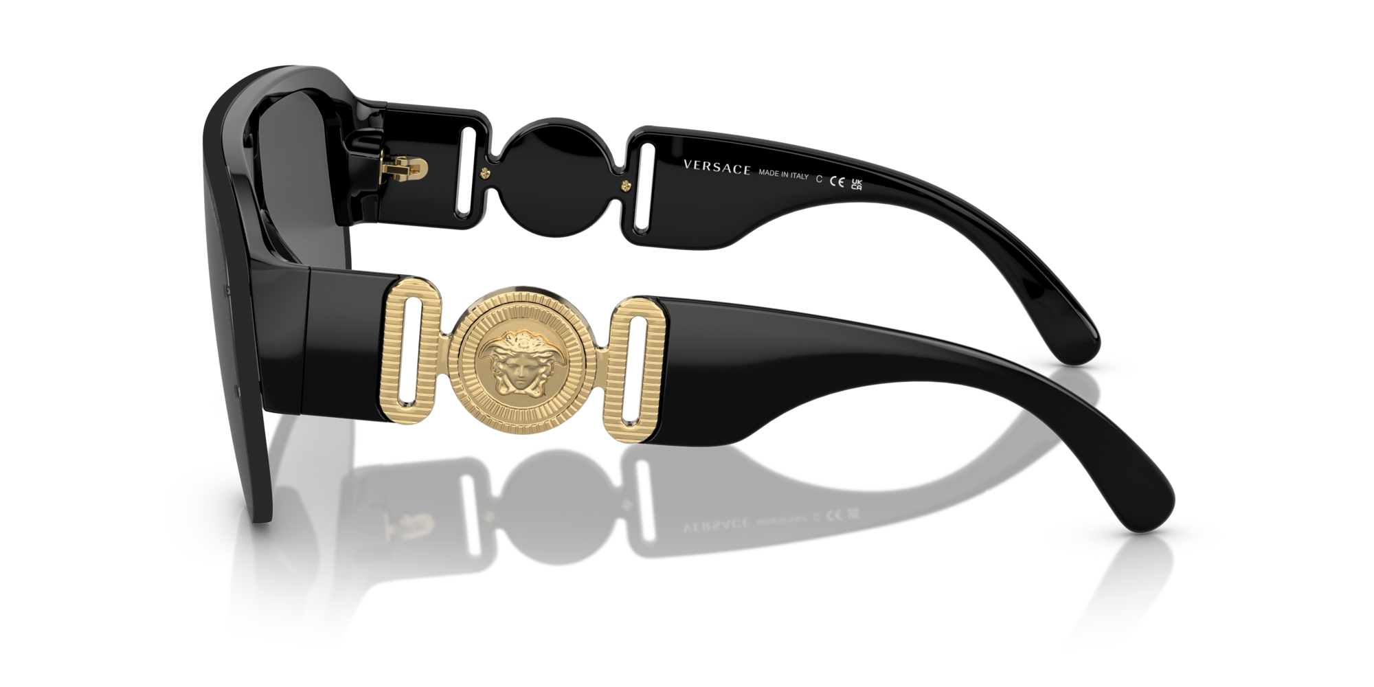 Versace Man Versace VE4391 /87 Sunglasses Nylon Black Grey Geometric Norma