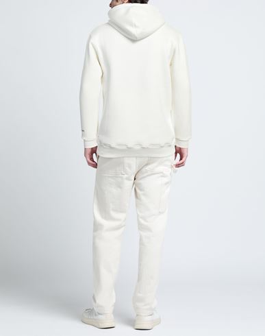 Man Sweatshirt White Size XL Polyester, Cotton