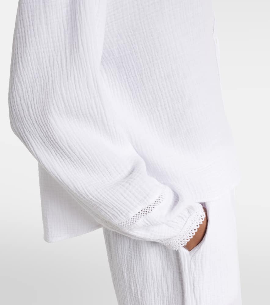 Taria cotton muslin shirt