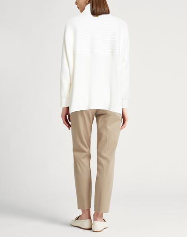 International Woman Turtleneck White Size 10 Cotton