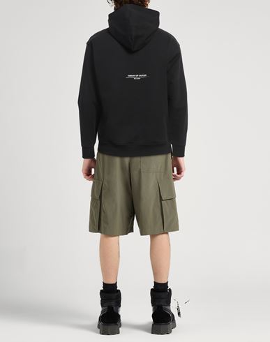 Man Sweatshirt Black Size S Cotton