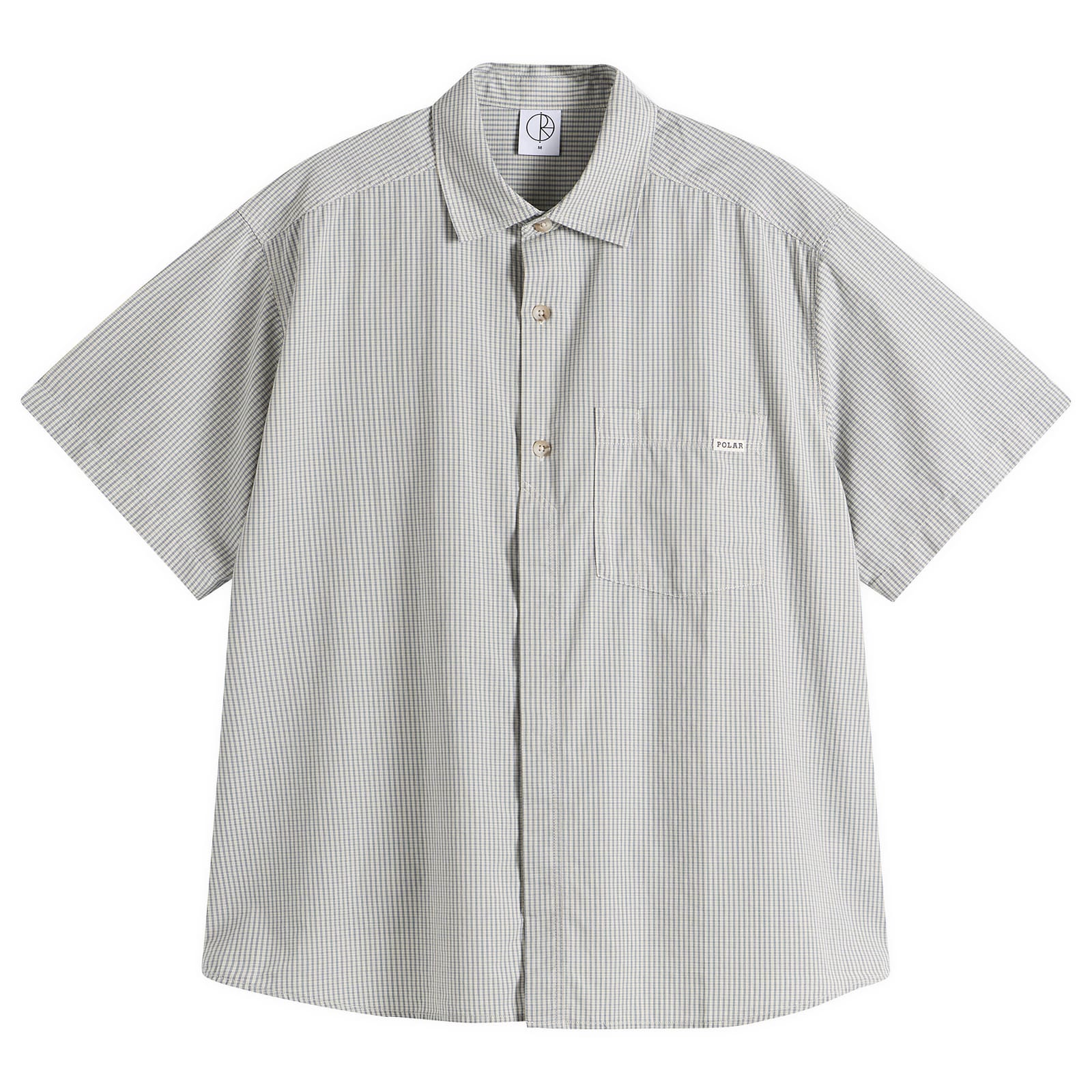 Men's Mitch Short Sleeve Shirt Blue Check