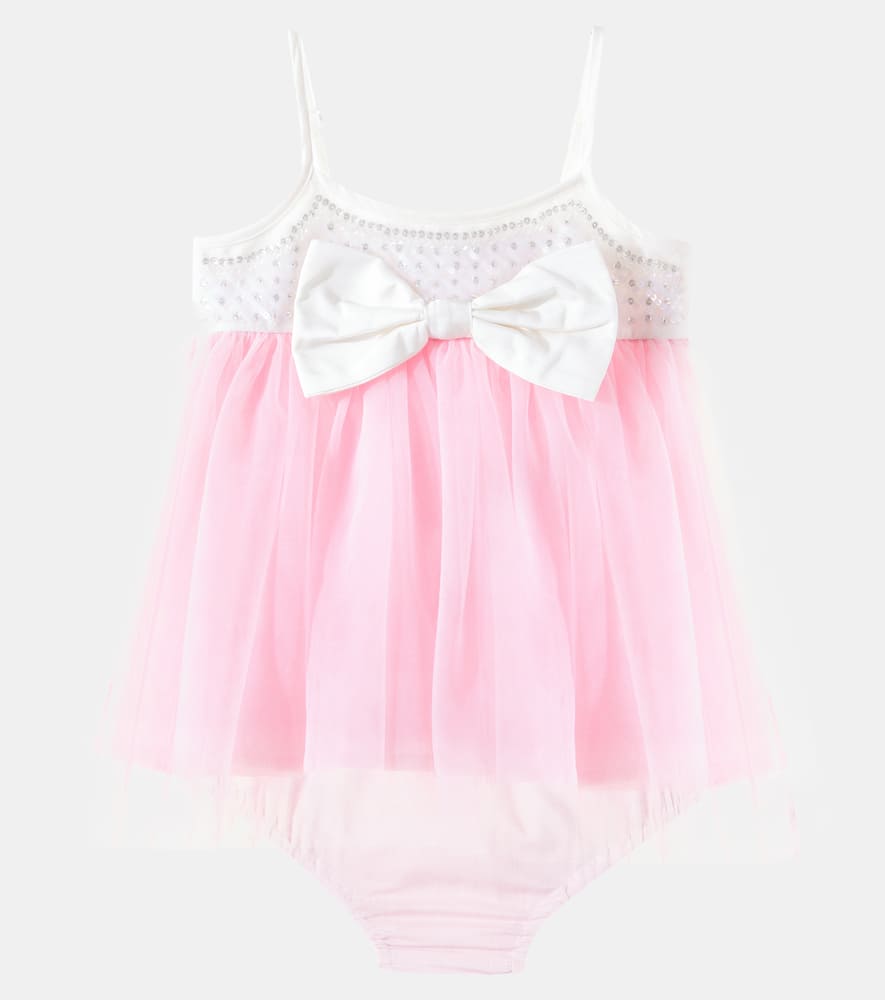 Baby Jolie embellished tulle dress