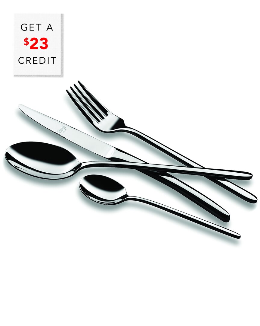 24Pc Flatware Set With $23 Credit
