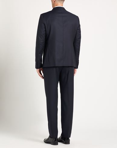 Man Suit Navy Size 46 Virgin Wool, Silk