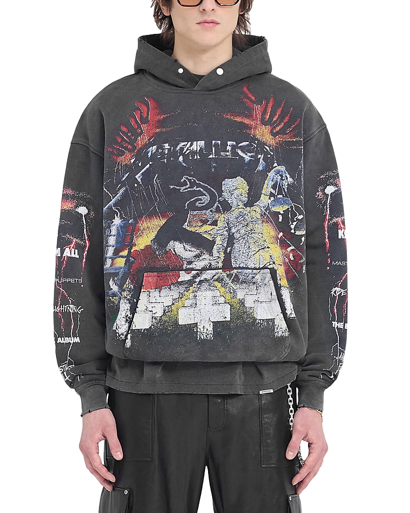 X Metallica Ride The Lightning hoodie - Grey