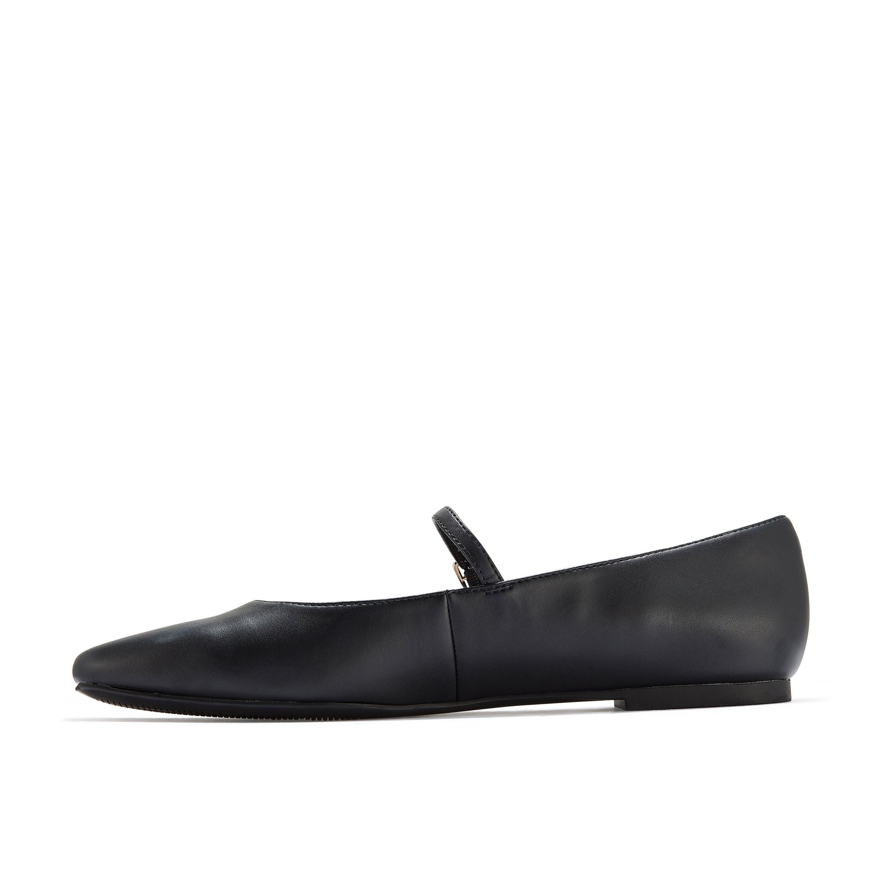 Clarks Emelina Gem Black Smooth Bar Shoes,pumps,ballet Pump