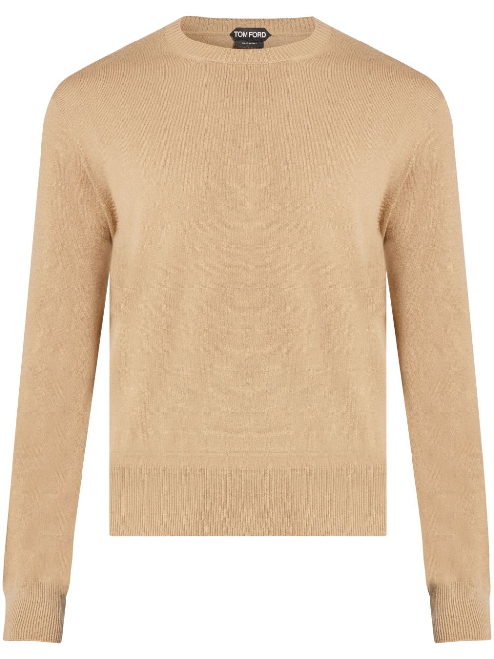 Knitted cashmere jumper - Neutrals
