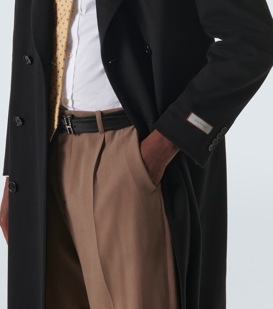 Wool and cashmere overcoat