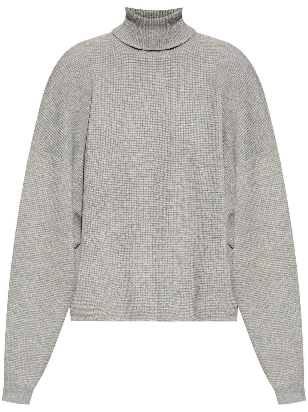 Roll-neck sweater - Grey