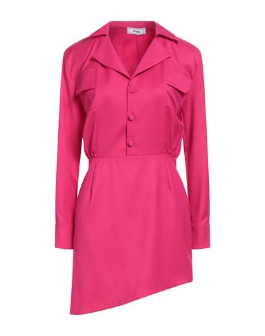 Woman Mini dress Fuchsia Size 4 Polyester, Viscose, Elastane