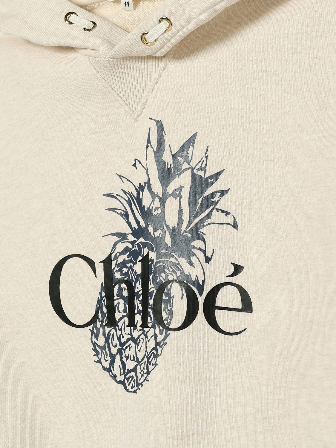 Sweater CHLOÉ Kids color Ecru