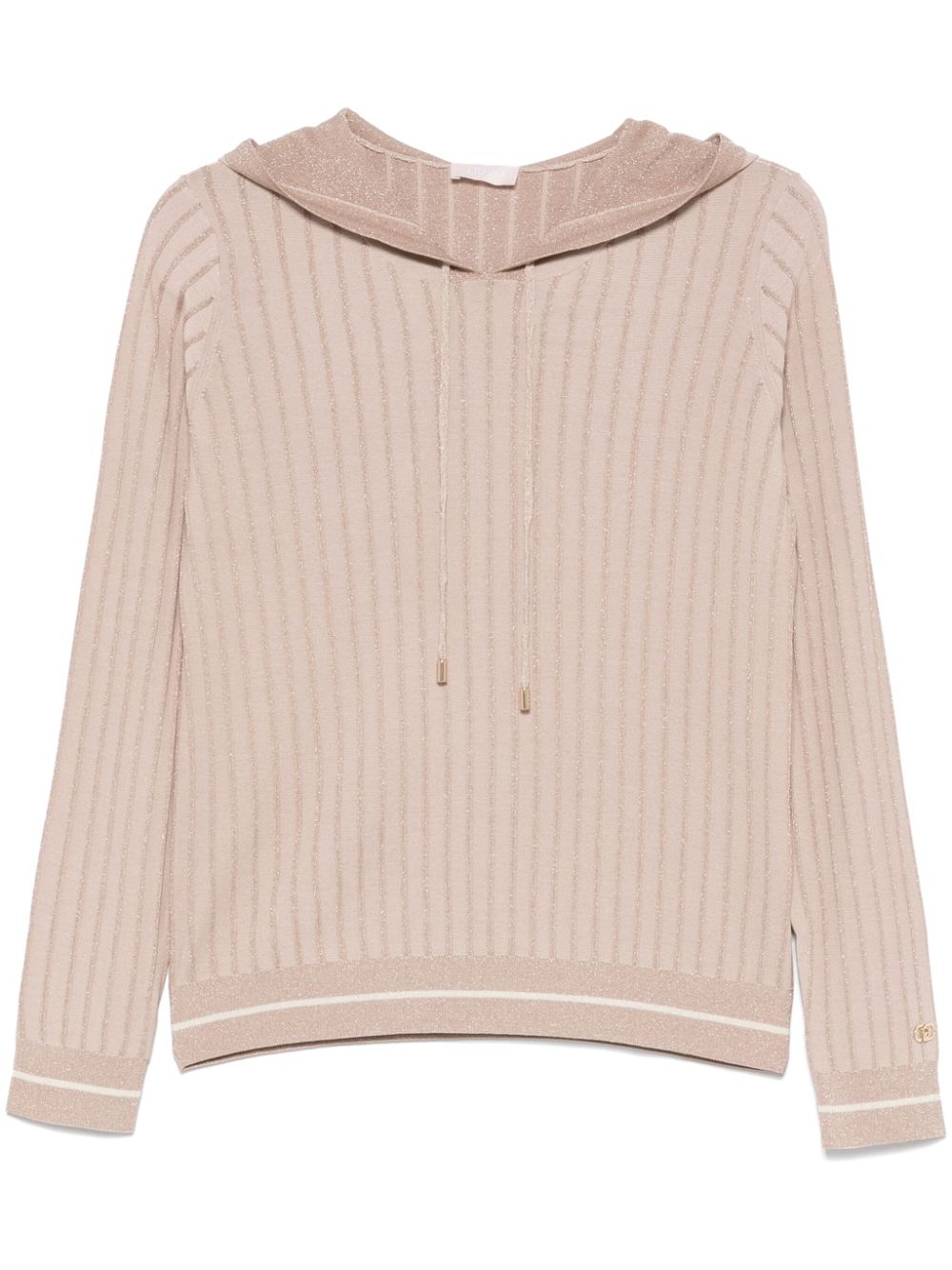 Striped hoodie - Neutrals