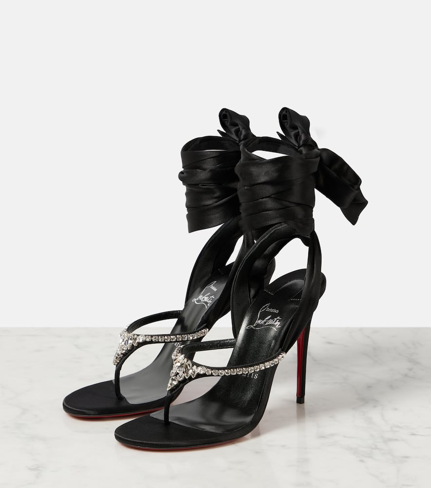 Christian Louboutin Just Queen Du Desert embellished sandals