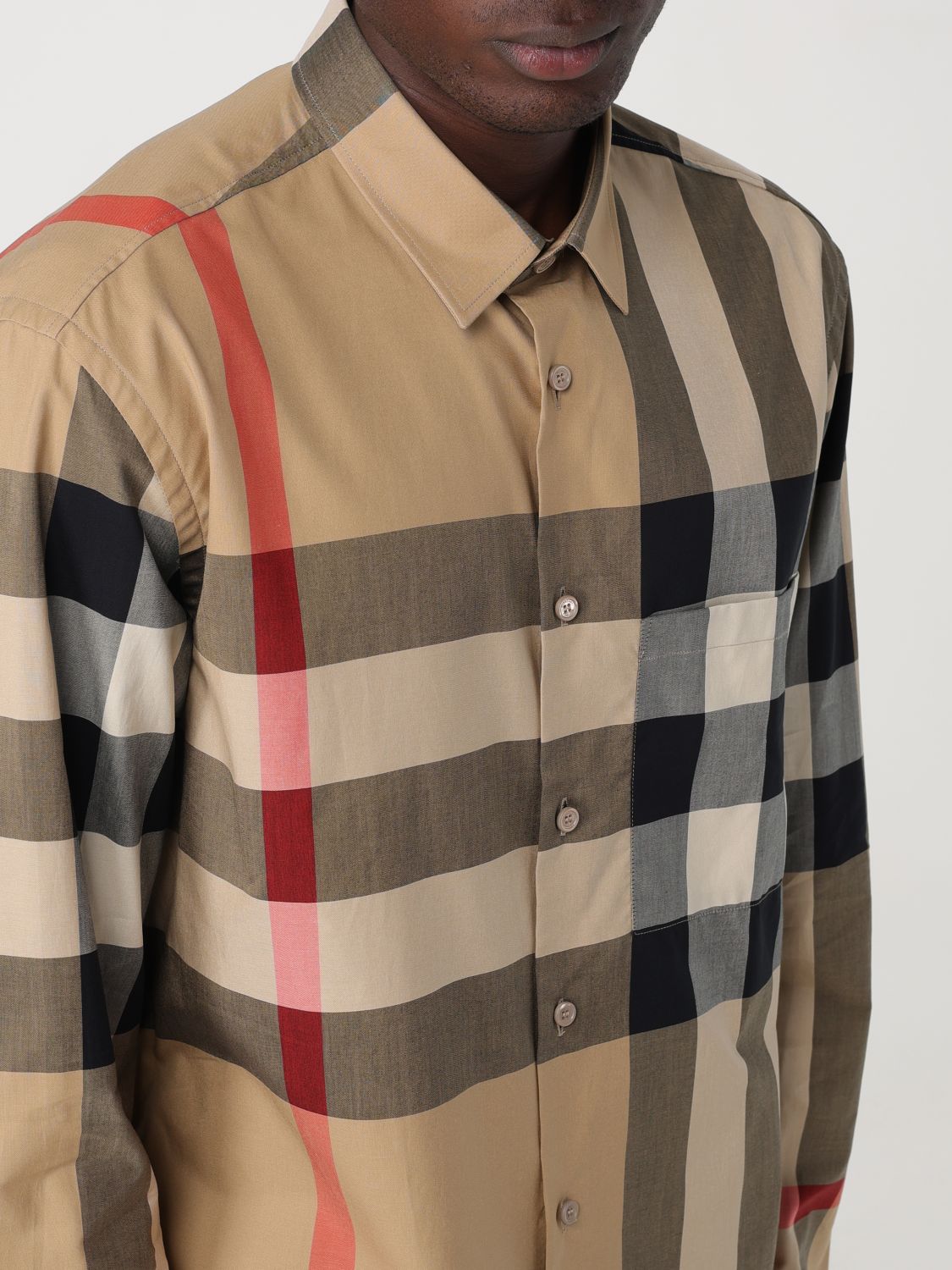 Shirt Men color Beige