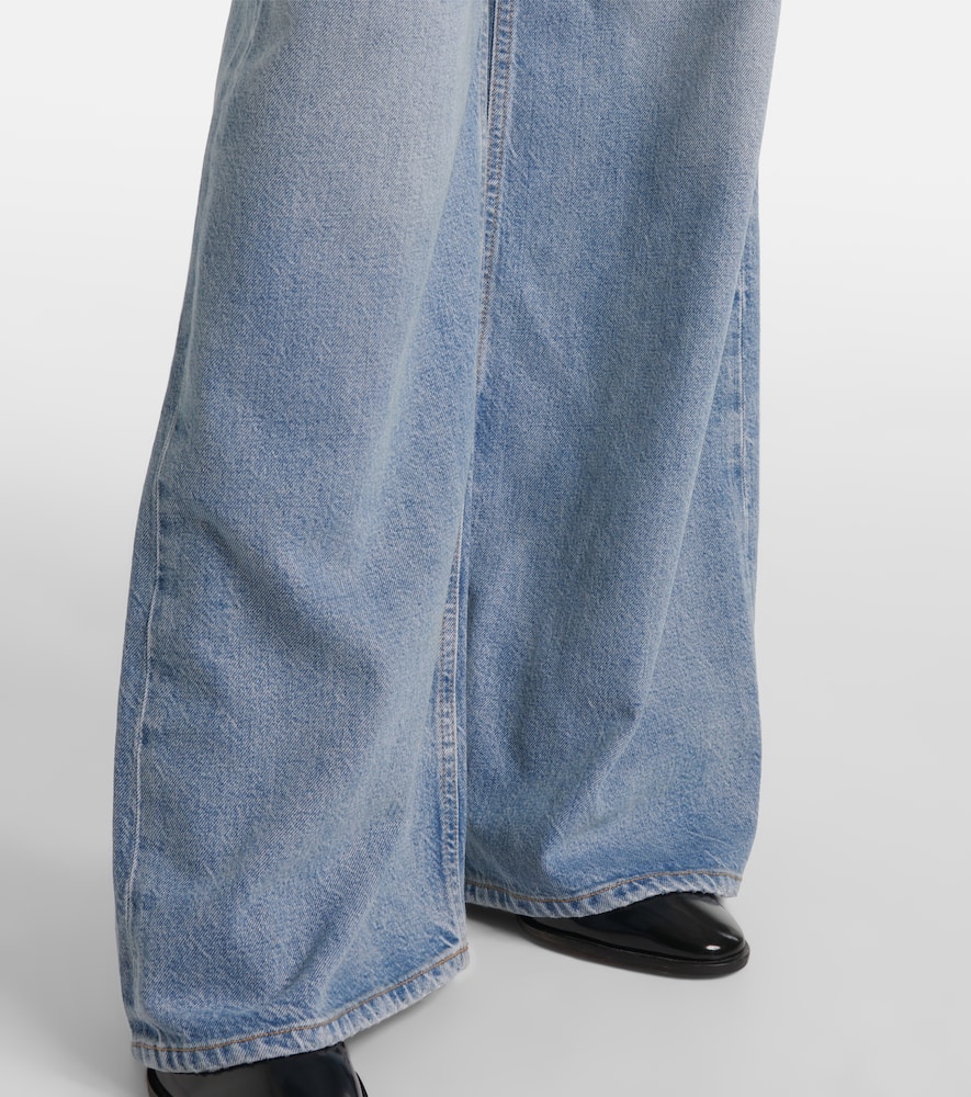 Paloma mid-rise wide-leg jeans