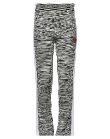 Man Pants Black Size L Viscose, Polyamide, Polyester, Leather