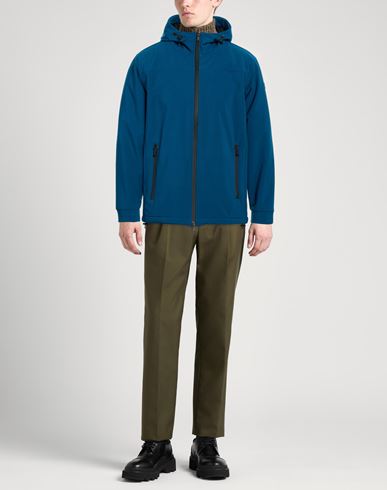 Man Jacket Blue Size XL Polyester, Elastane