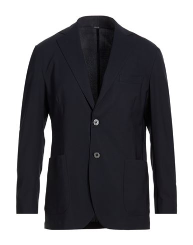 Man Blazer Midnight blue Size 40 Virgin Wool, Elastane