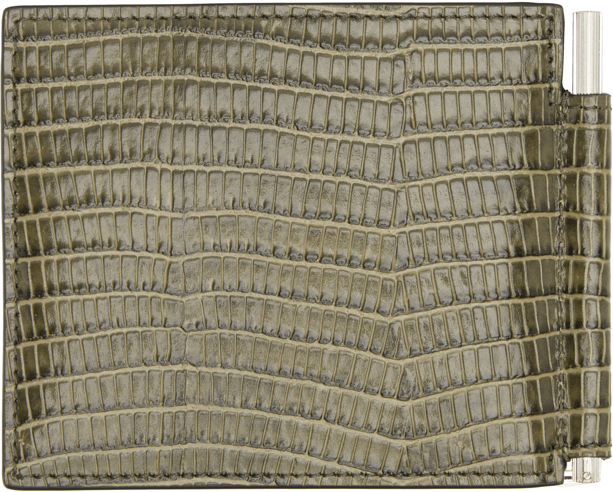 Khaki T line Money Clip Wallet