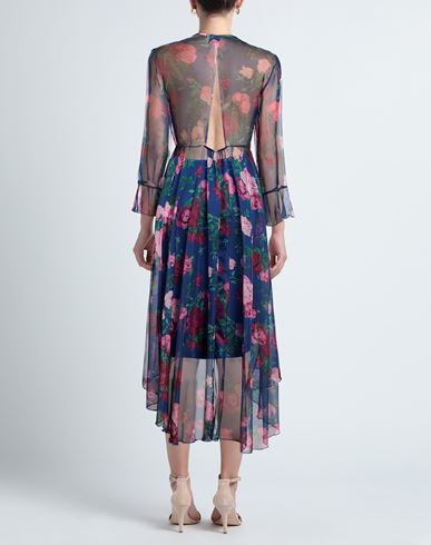 Odì Odì Woman Midi dress Bright blue Size S Viscose, Elastane