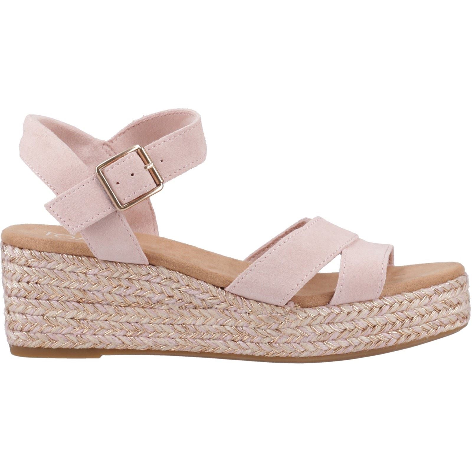 Toms Audrey Leather Women's Pale Rose Sanda