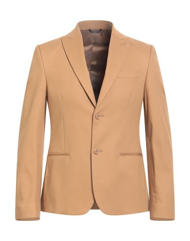 Man Blazer Sand Size 46 Cotton, Elastane