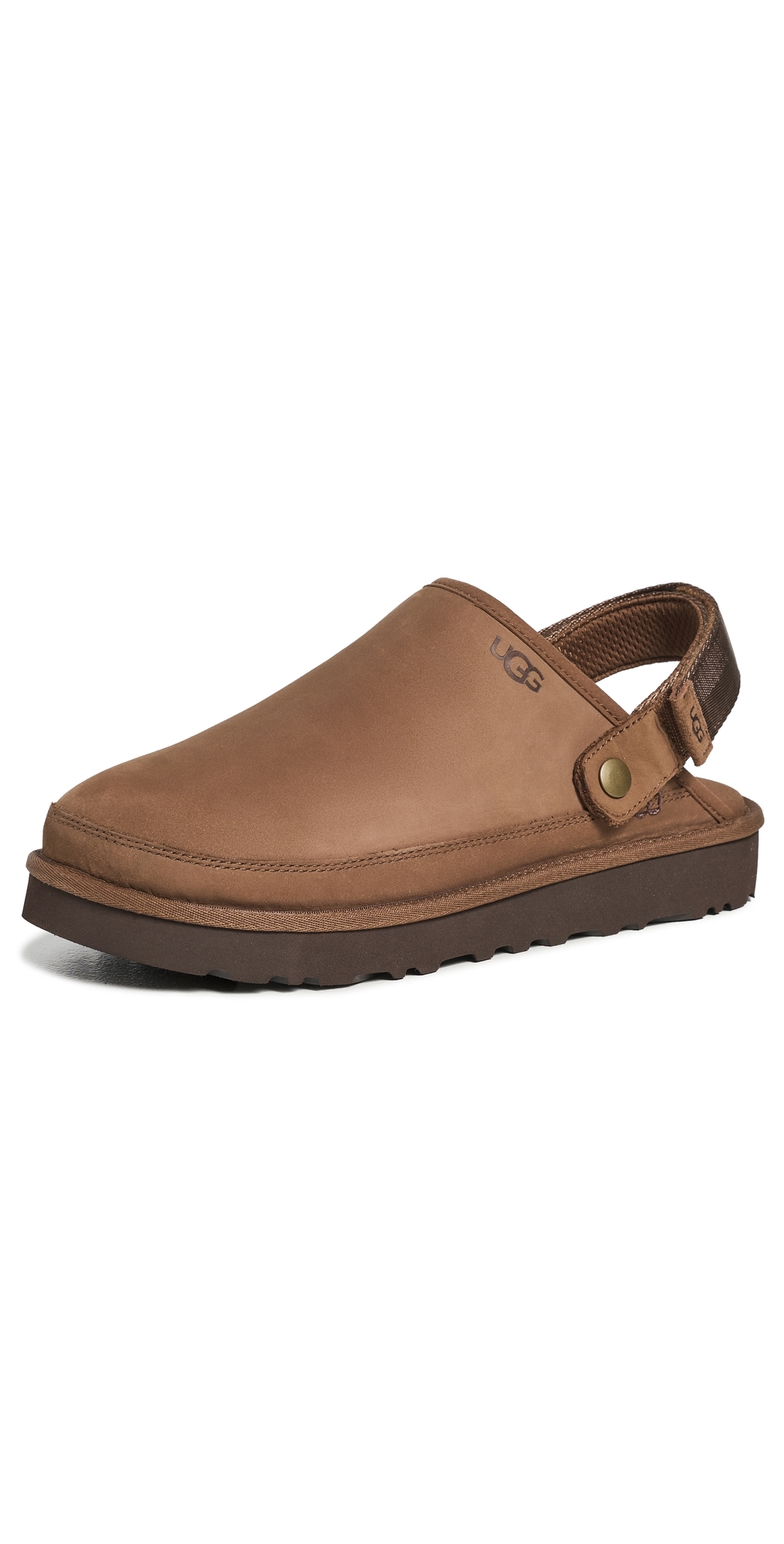 Goldencoast Clog II Nubuck Dark Chestnut