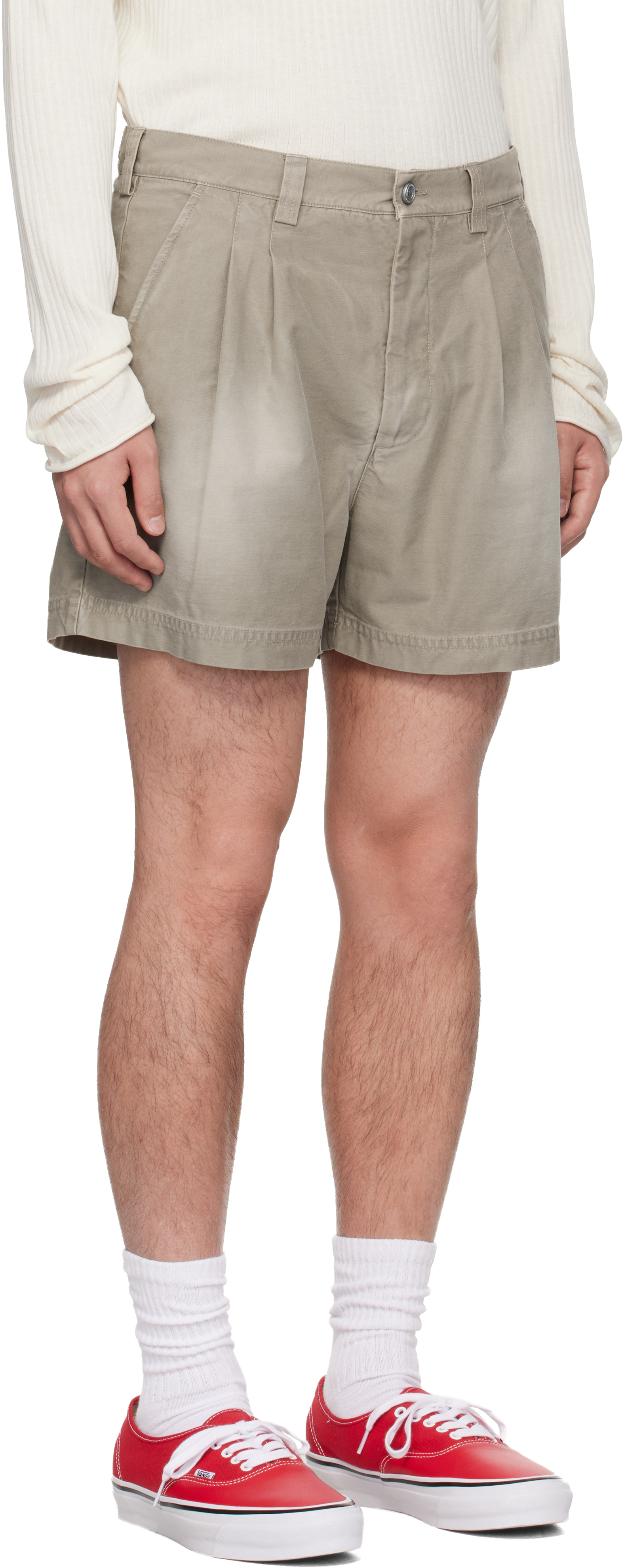 Taupe Short Woven Shorts