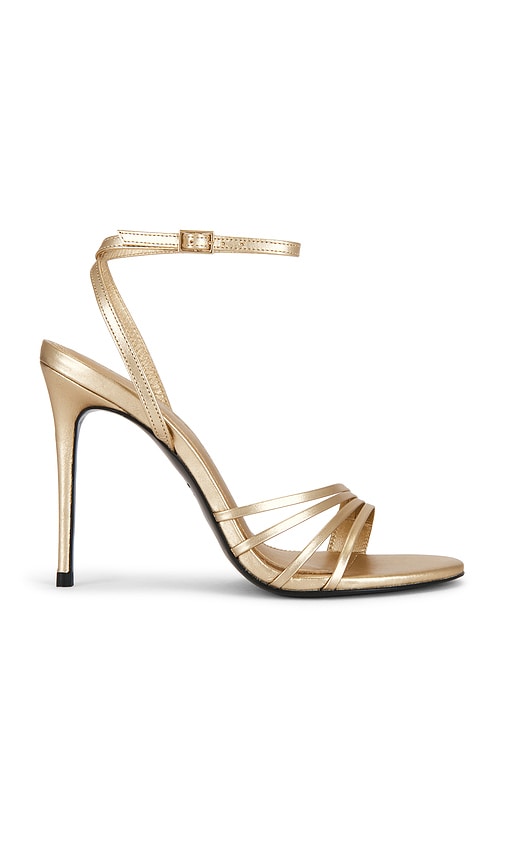 BLACK SUEDE STUDIO Ella 100 Sandal in Metallic Gold. - 36.5 also , 37, 37.5, 38, 38.5, 39, 39
