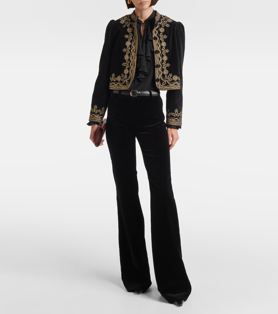 Denver embroidered cotton jacket