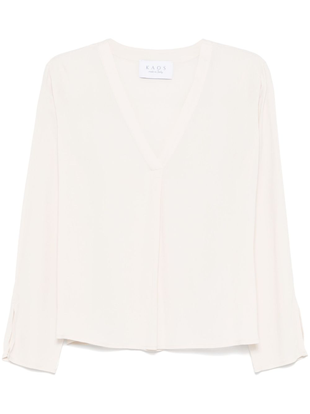 Crepe blouse - Neutrals