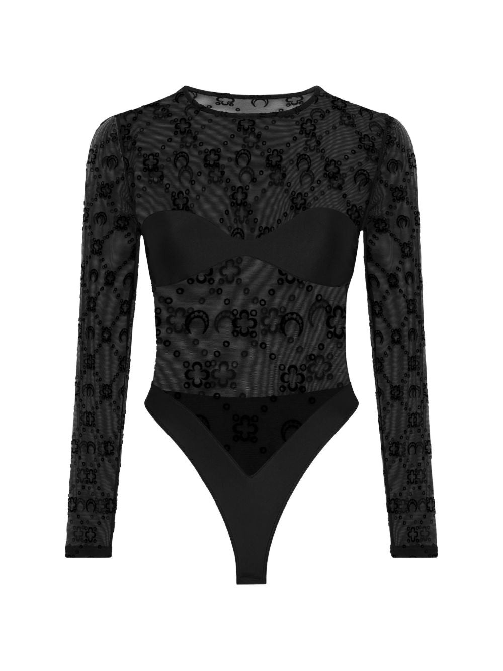 Moonogram pattern Moonogram bodysuit