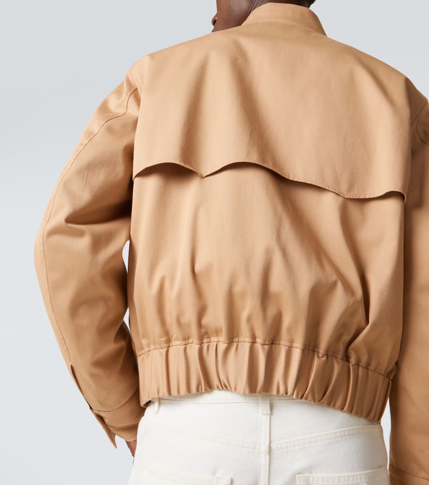 Cotton blouson jacket