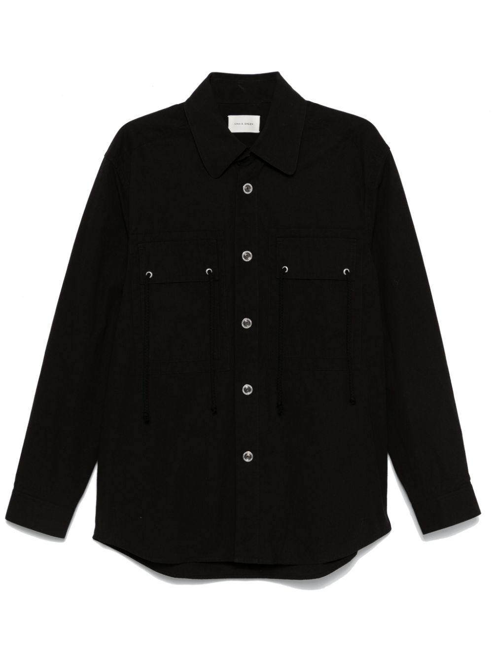 Block overshirt - Black