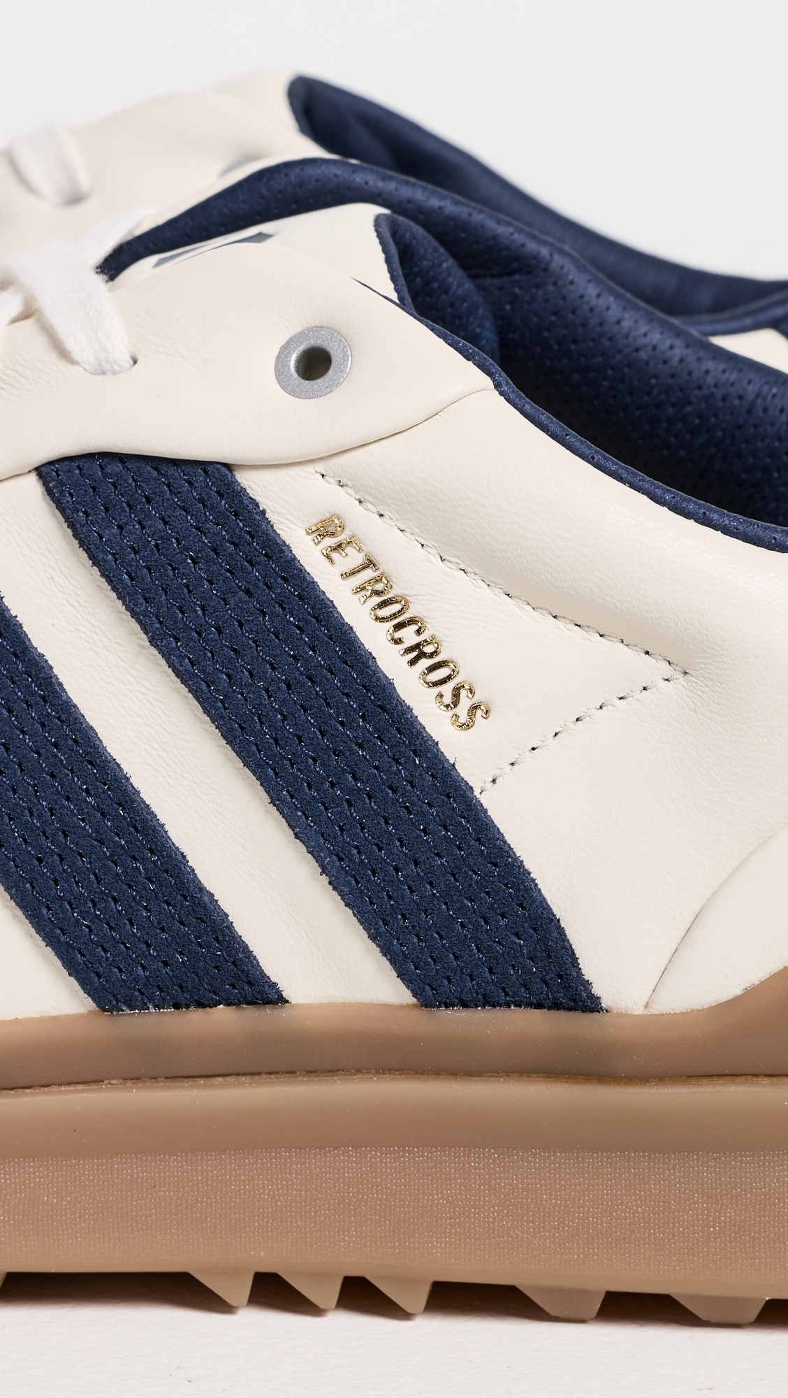 Retrocross Gripmore Golf Shoes White/Collegiate Navy/Gum4