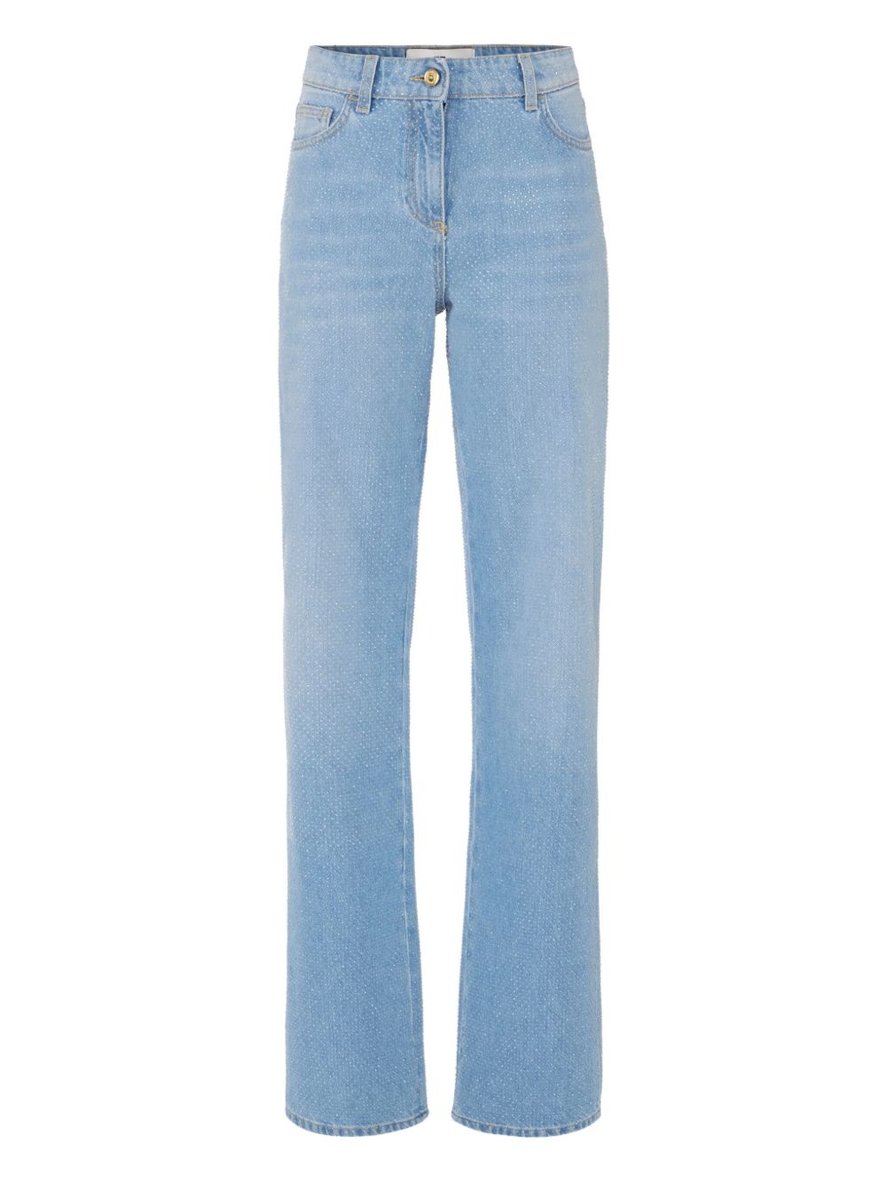 Rhinestone-embellished jeans - Blue