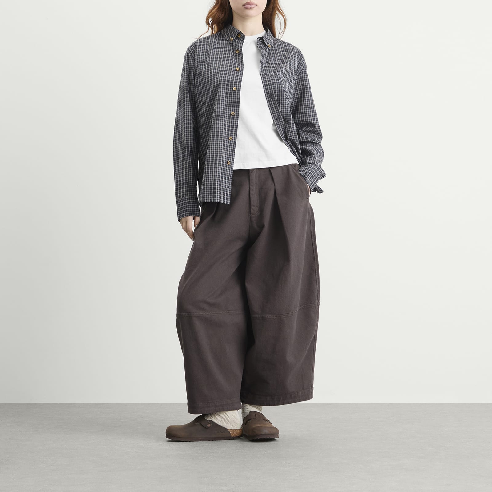 Women's Deadbeat Trouser Brown Twill
