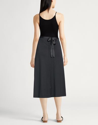Woman Midi skirt Black Size 1 Lyocell, Organic cotton